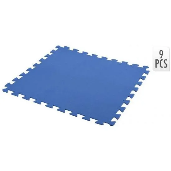 Frei und einfach Schwimmbad Fliesen Schaumstoff blau 9 Stück