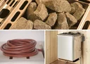 Saunaofenset 8 - 5,4 kW Kompakt mit Ofenanschlußkabel