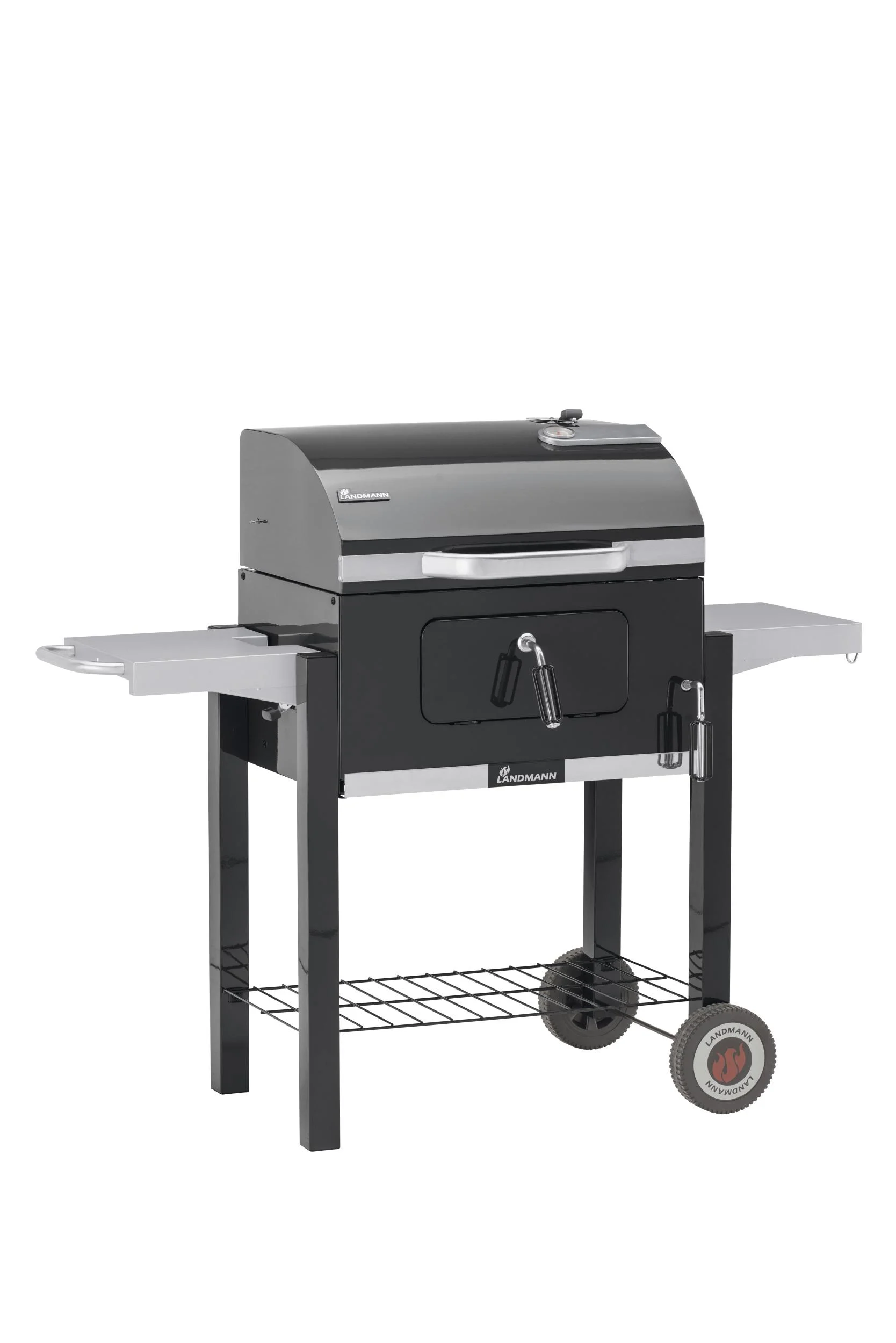 Holzkohle-Grillwagen "Dorado", Schwarz