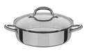 Brat- und Servierpfanne mit Glasdeckel "Montreal", Edelstahl, 24 cm, 2,8 Liter