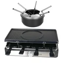 Raclettegrill/ Fondue "RG-124930", 8 Personen, 42 x 23 cm , 1,3 Liter, 1400 Watt