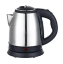 Wasserkocher „TKG JK 1029 N“, 1,2 Liter, 1800 Watt, Edelstahl, Kabellos, Silberfarben/ Schwarz