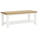 Couchtisch 110x55x40 cm Eiche massiv