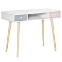 Kinder Schreibtisch mit Schublade mehrfarbig Kindertisch mit Kieferfischbeine 100 x 48 x 76,5 cm