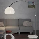 Bogenlampe -220cm verstellbar mit Marmorsockel