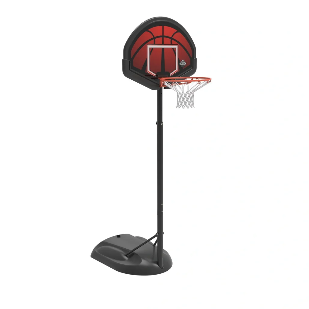 Basketball Korb Alabama Schwarz/Rot