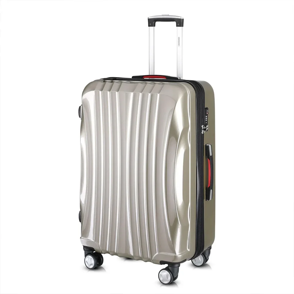 Hartschalenkoffer Ikarus Champagne XL aus ABS 105-154l 78x53x33cm