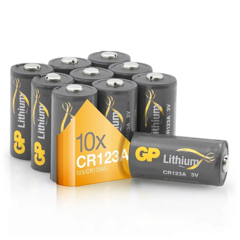 Lithium Primary Batterie CR123A - 10 Stück