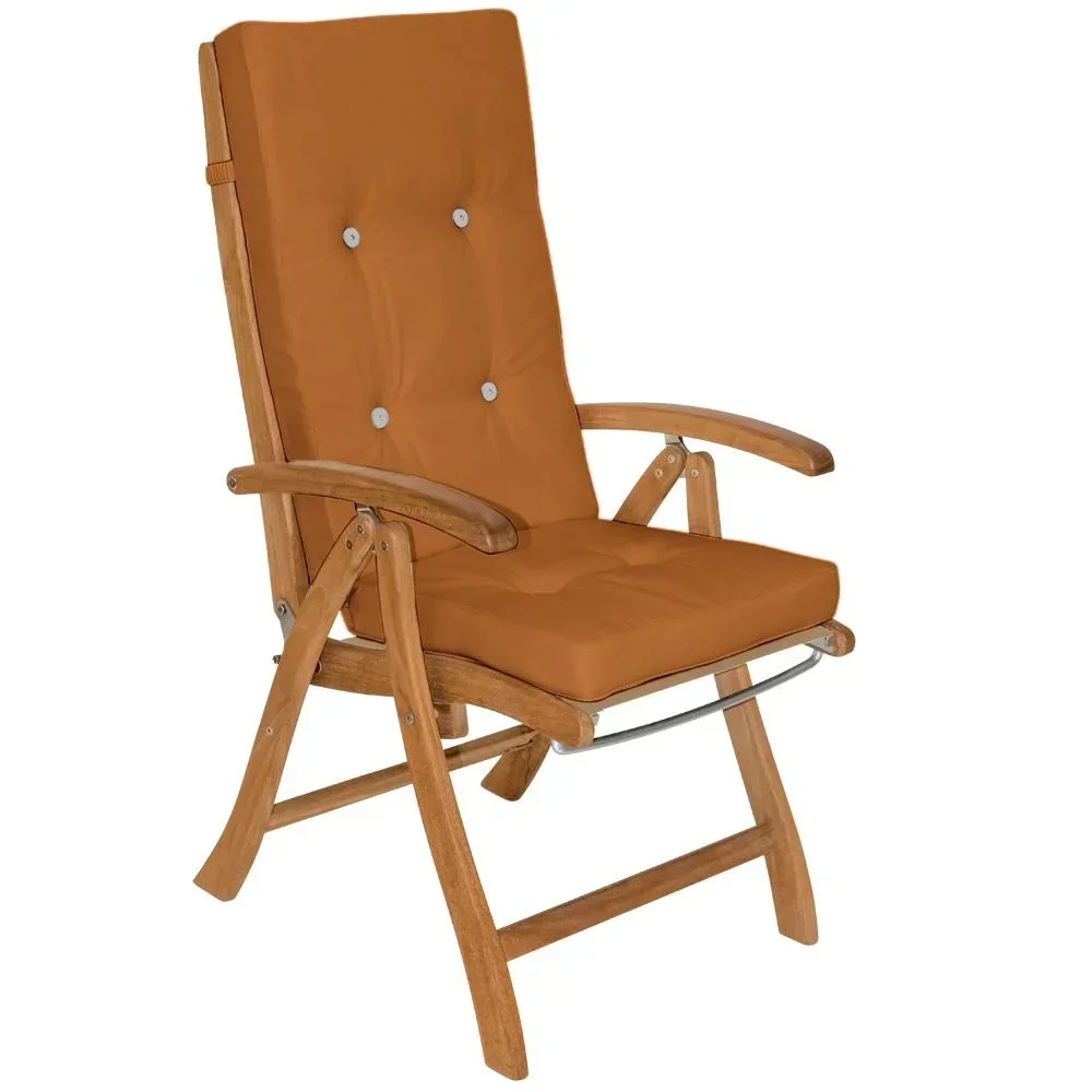 Sitzbezug 6er-Set terracotta für Hochlehner Vanamo