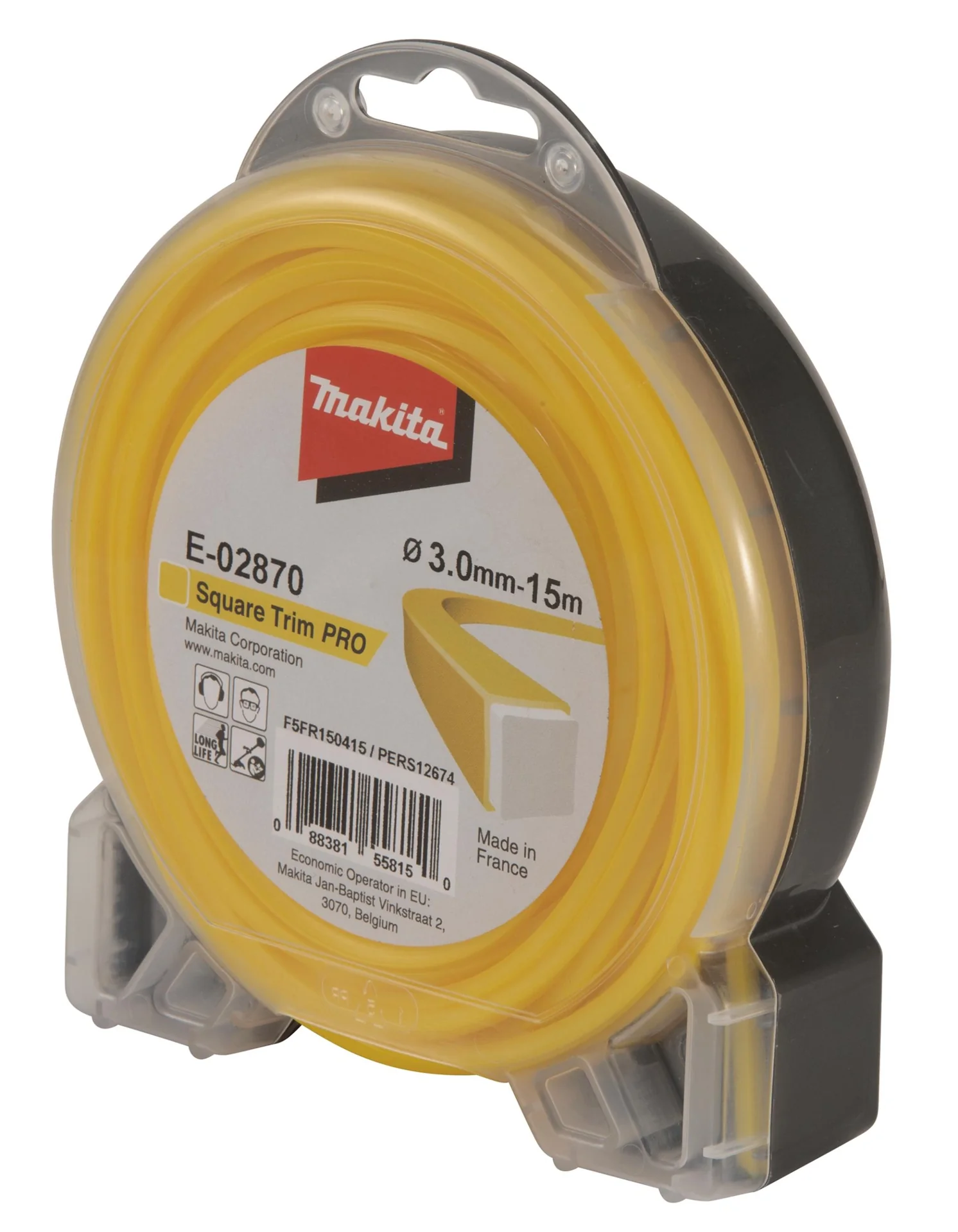 Mähfaden 4kant 3,0 mm x 15 m