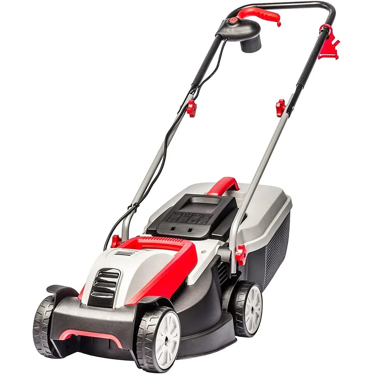 Elektrischer 2-in-1-Rasenmäher: Mähen und Ernten mit 30-Liter-Auffangbehälter