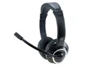 Headset USB 2m Kabel,Mikro,Fernb. Stereo sw