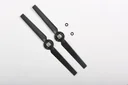Propeller Typhoon "Q500 4K", linksdrehend, Schwarz (B), 2 Stück