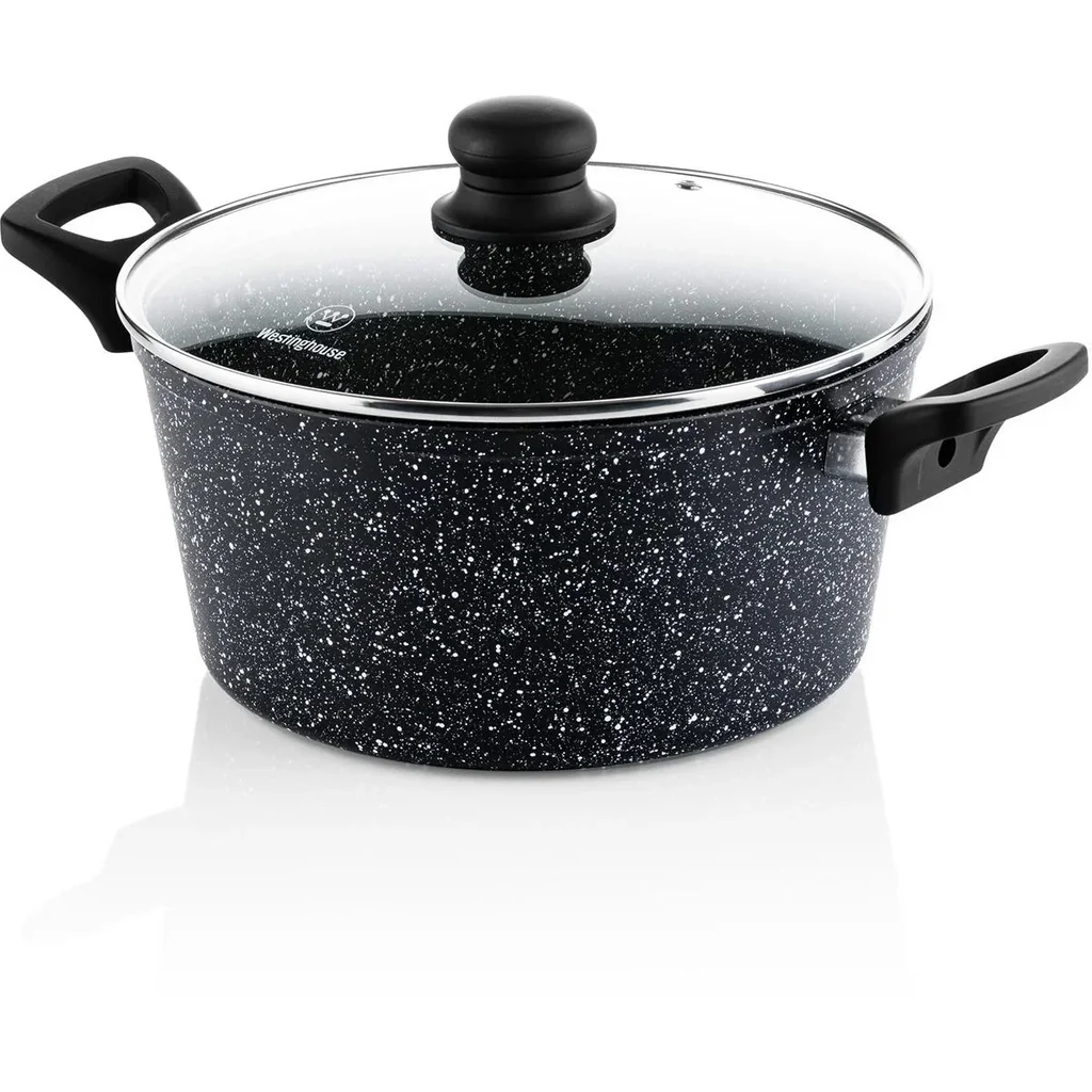 Bratpfanne Ø24 cm (12.5") Schwarzer Marmor