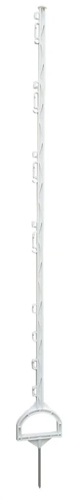 Mustang-Kunststoffpfahl weiß 155 cm, 20er Karton
