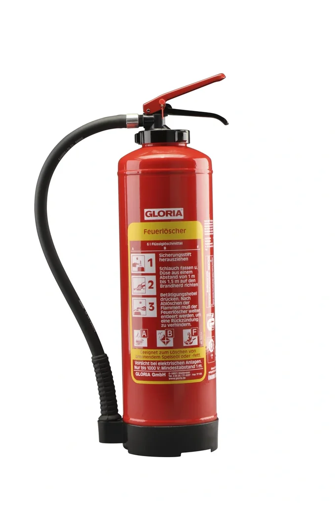 Feuerlöscher FB 6 Easy, 6 Liter Fettbrandschaum, 21A, 113B, 75F, frostsicher