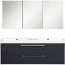 Shallow Badezimmermöbel 120cm - schwartz