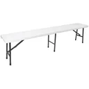 Klappbare Bank - Klappbare Bank - 180 x 25 x 43 cm - Weiß