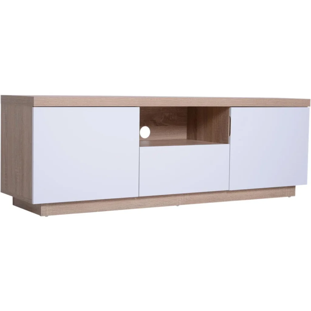 Fernsehtisch Fernsehschrank TV-Board Lowboard TV-Schrank Unterschrank 1 x Schublade 2 x Schränke 150 x 39 x 50 cm