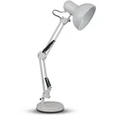 VT-7512 Schreibtischleuchte - Tischleuchte mit verstellbarem Arm - weiß - E27