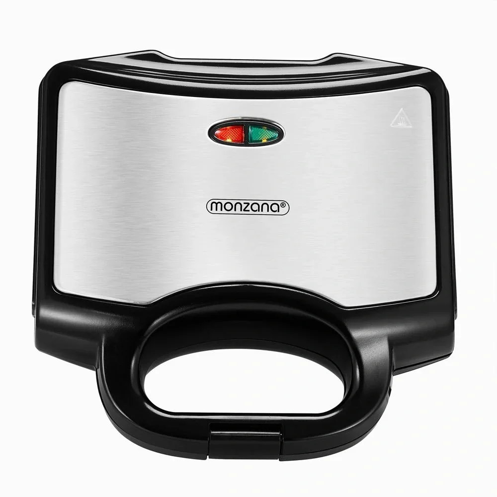Sandwicheisen XL Schwarz/Silber 750W