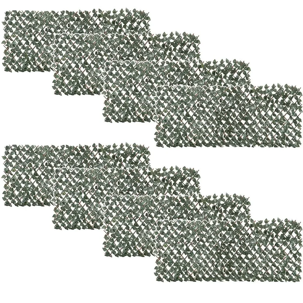 Sichtschutz für Kunstpflanzen - UV-Schutz - 200 x 100 cm - 8 Stück