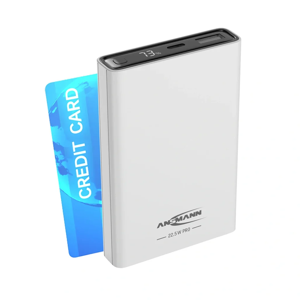 Powerbank 10000 PS222PD, Quick Charg 3.0 und Huawei Supercharge - weiß