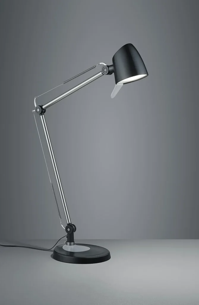 LED-Klemm-/Tisch-/Wandleuchte RADO, 5W LED, 550 lm, 3000+4000+5000K, sschwarz/grau, 4-fach TOUCH