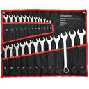 Kompletter 25-teiliger Schraubenschlüssel- / Ringschlüsselsatz - Chrom-Vanadium - 6-32mm