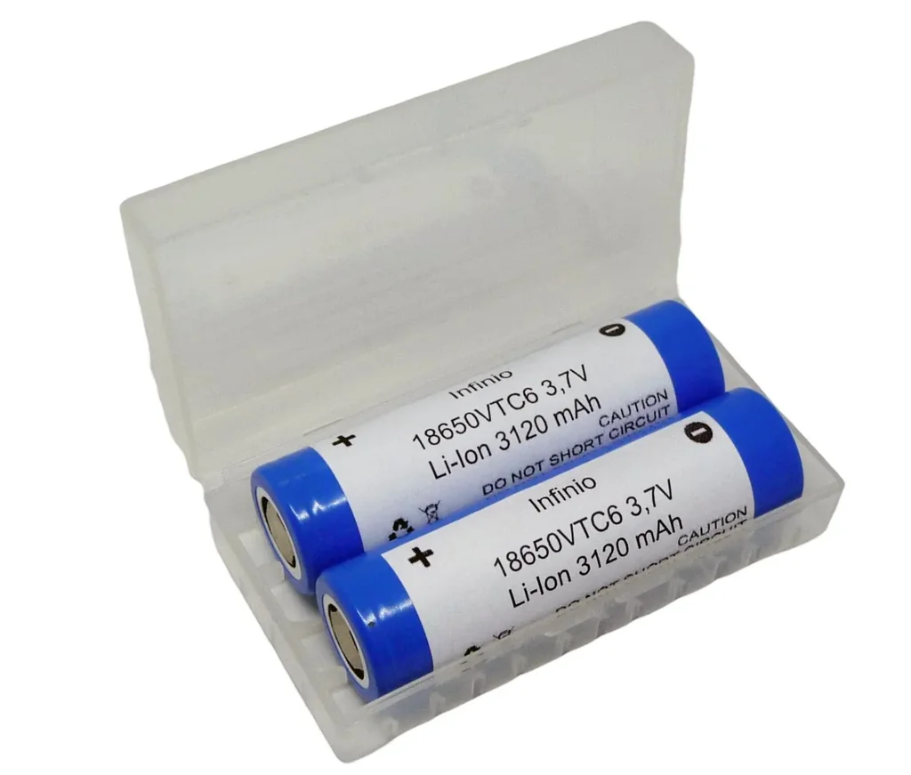 Lithium-Ionen Akku mit 3120 mAh und 3,7 Volt - 2er Box