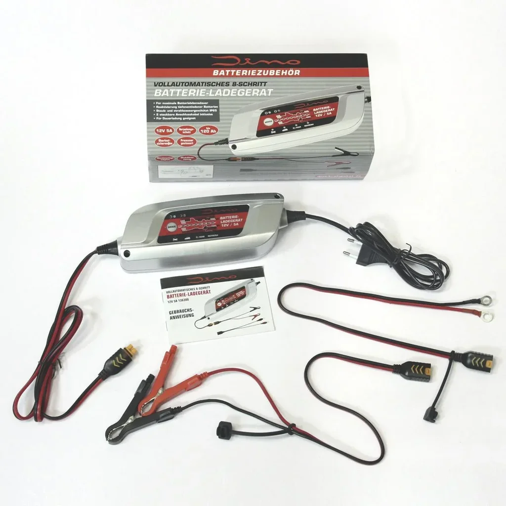 Batterieladegerät 12 Volt - 5A, 8-stufig