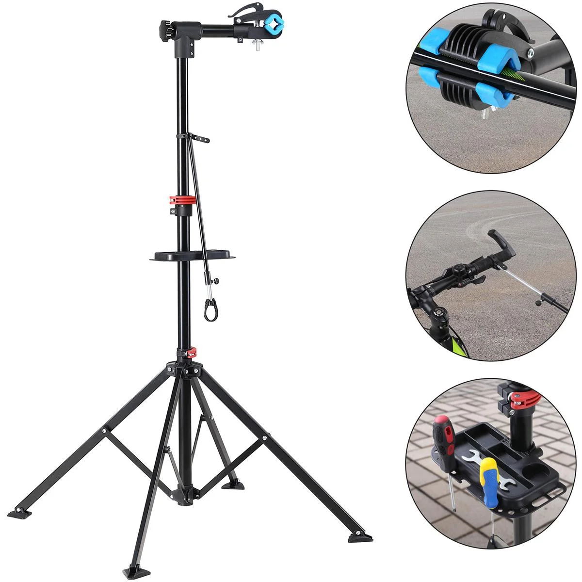 Fahrradständer höhenverstellbar - 108 bis 190cm - bis zu 30kg