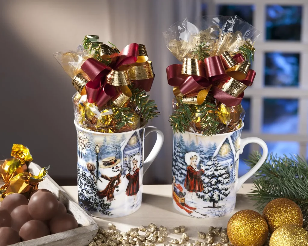 Tassen-Set "Winterkinder", 2 Stück