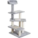 Kratzbaum Katzenbaum Spielbaum Treppe 5 Schichte Grau