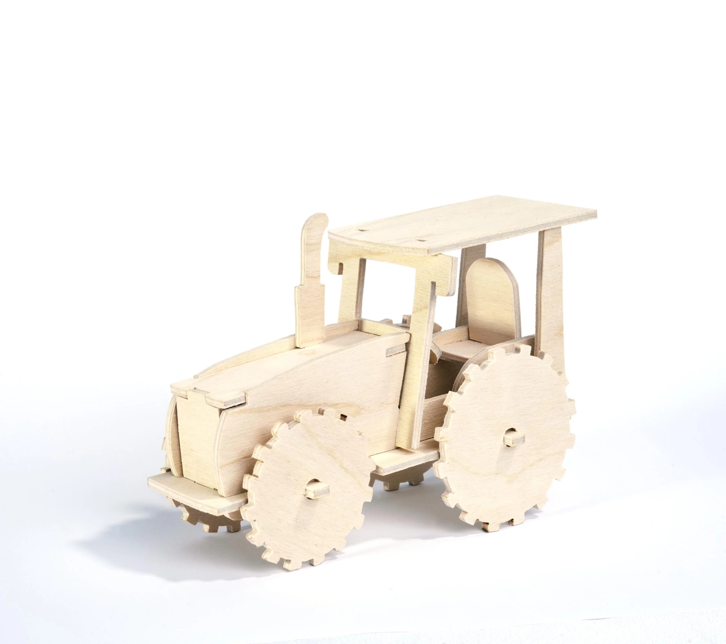 Holzbausatz "Traktor", 15,5 x 7 x 11 cm