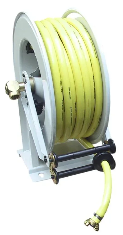Schlauchaufroller OSM610 mit 20 PVC-Gewebeschlauch