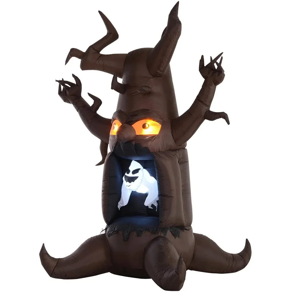 Aufblasbarer Ghost Baum mit 3 LED-Lichter