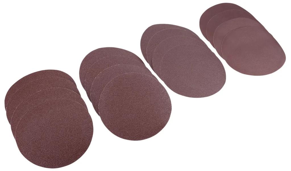 Schleifpapier Set Ø 80 mm - 20 teilig