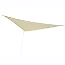 Sonnensegel Sonnendach (6x6x6 m) Dreiecke Cream HDPE - atmungsaktiv