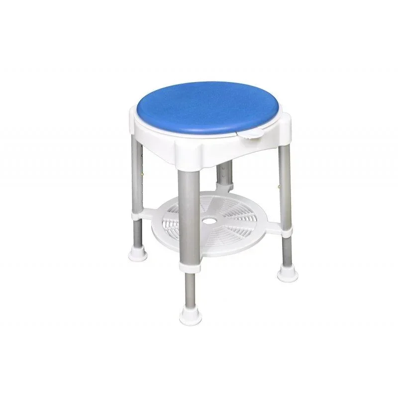 Aluminium Duschstuhl, 360 Grad drehbar