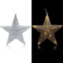 NL Weihnachtsstern 35cm INKLUSIVE Batterien und Zeitschaltuhr