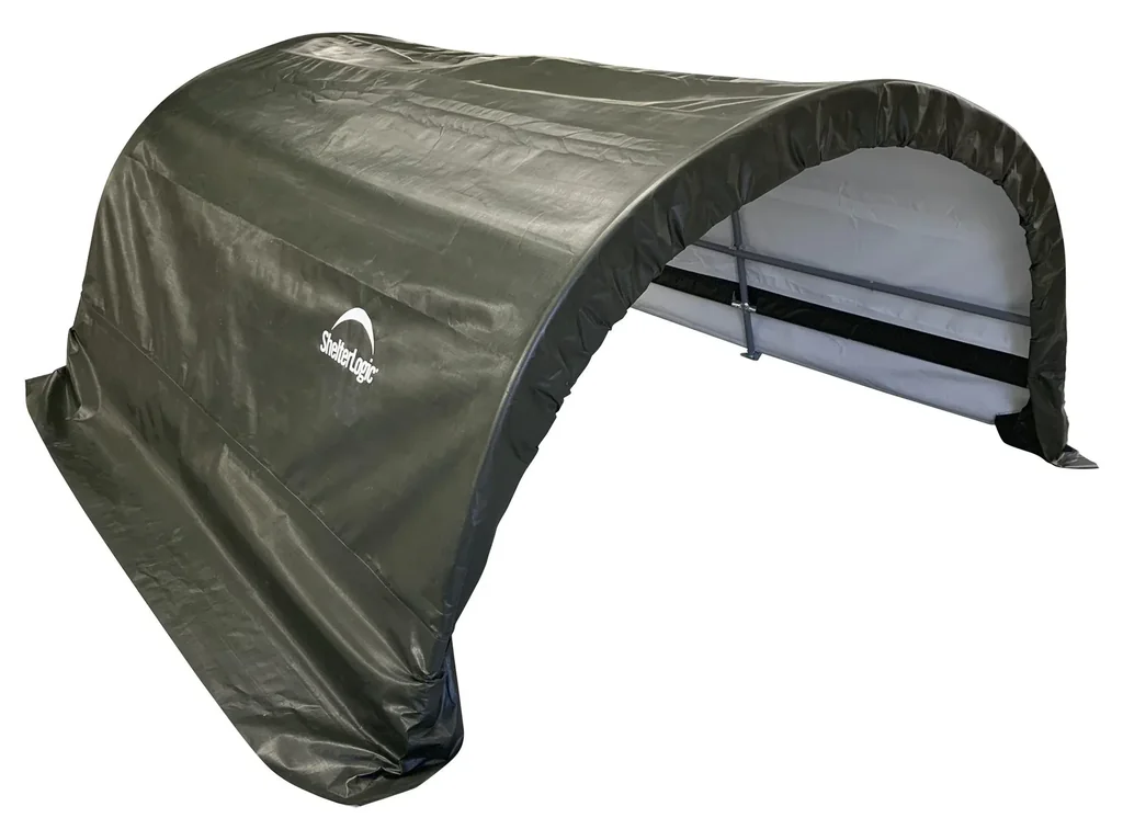 ShelterLogic Run-In-Weidezelt, 7,8 m² grün