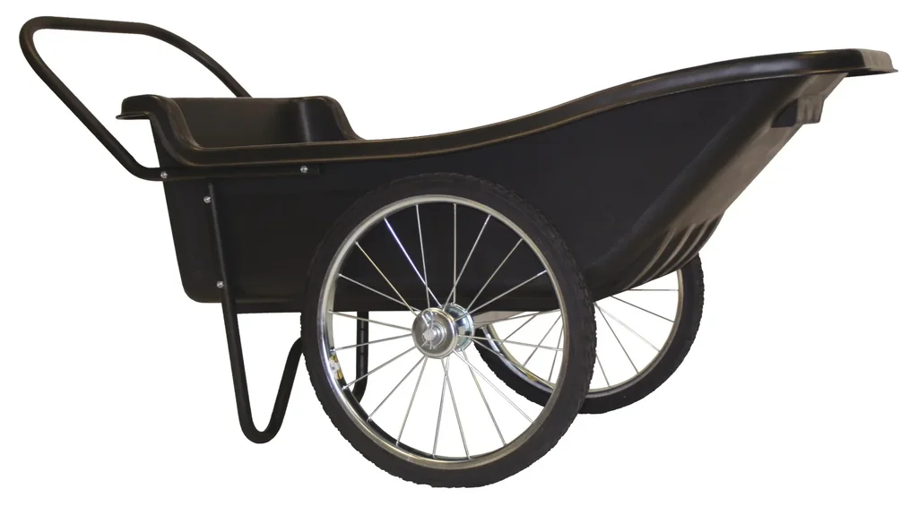 Premium Schubkarre schwarz