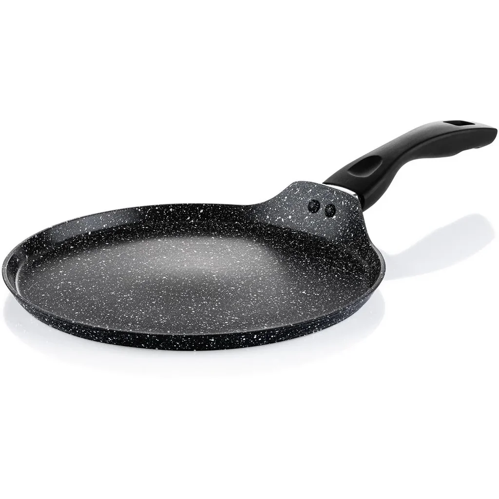 Pfannkuchenpfanne 28 cm Schwarzer Marmor