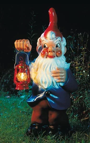 Zwerg mit Laterne, 95 cm - Riesenzwerg