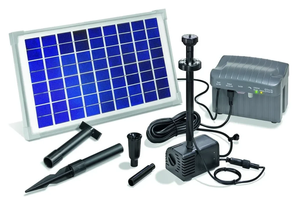 Solar Pumpensystem "Napoli LED" - mit Trockenlaufschutz