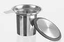 Edelstahl-Teesieb mit Silikondeckel