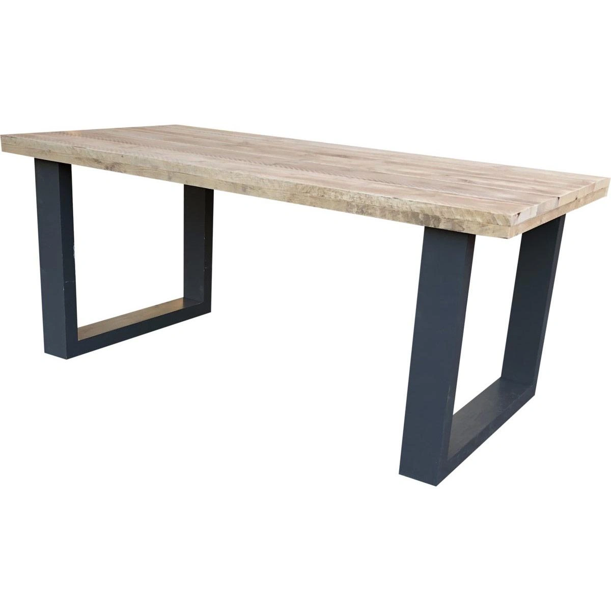 Esstisch New England Gerüstholz - Antraciet