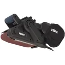 BSM1021 Bandschleifer 950W - Variable Bandgeschwindigkeit - Mit 2 Klemmen - Inkl. 3 Schleifbänder und Staubfangsack