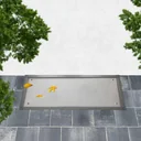 Lichtschachtabdeckung Teleskop 60 x 120 cm, grau